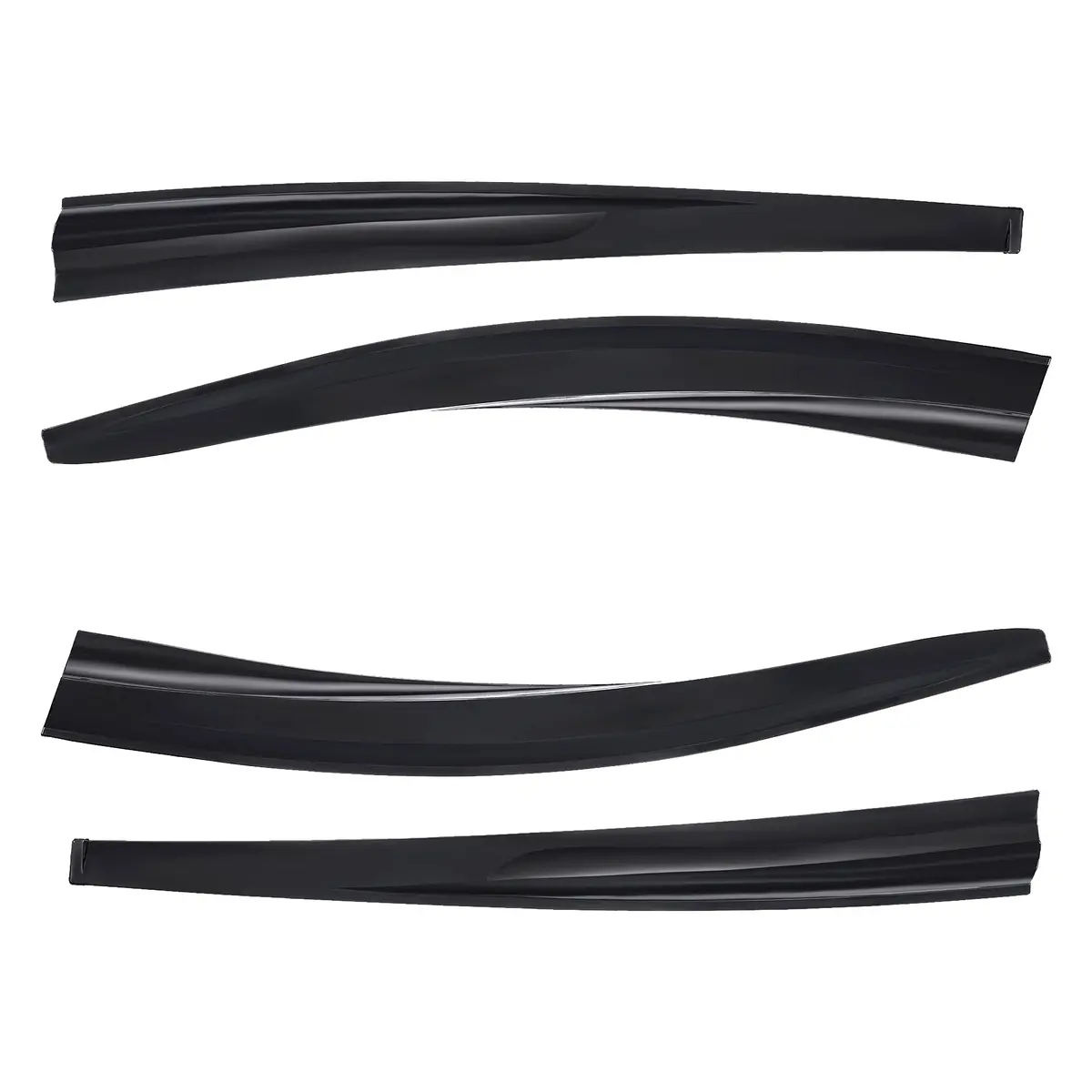 4Pcs Of Front & Rear Wind Deflectors For Renault: Megane, Megane Cc 2009-2016 Sedan 1