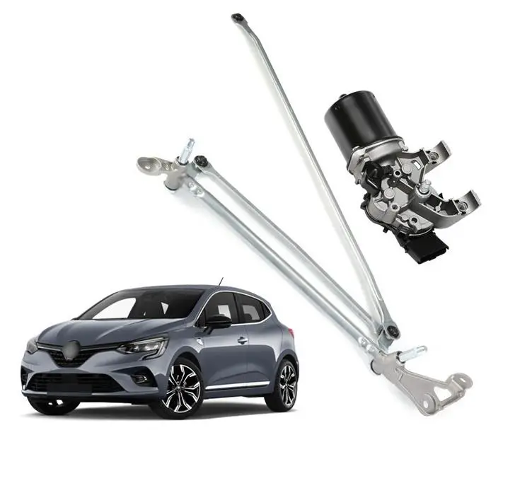 Front Windscreen Window Wiper Motor And Linkage Rods For Renault Clio 2007-2012 1