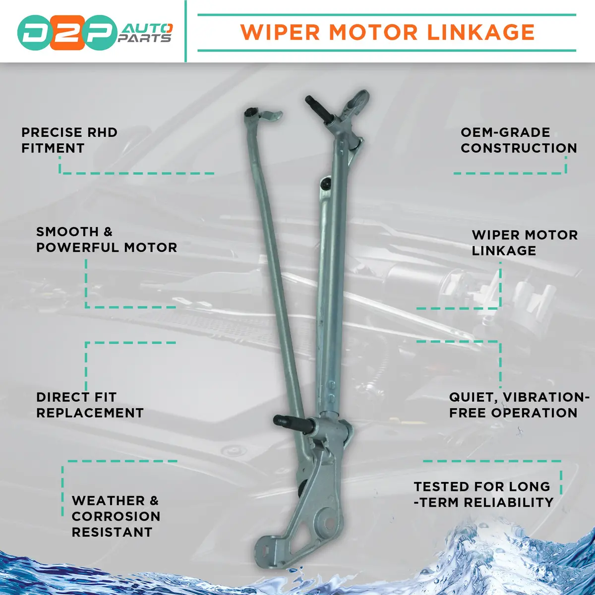 Windscreen Wiper Motor Linkage For Renault: Clio, 2