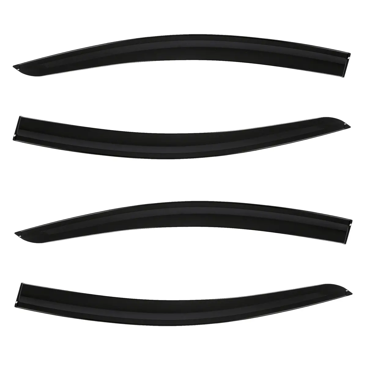 4Pcs Of Front & Rear Wind Deflectors For Toyota: Corolla 2019- Sedan 1