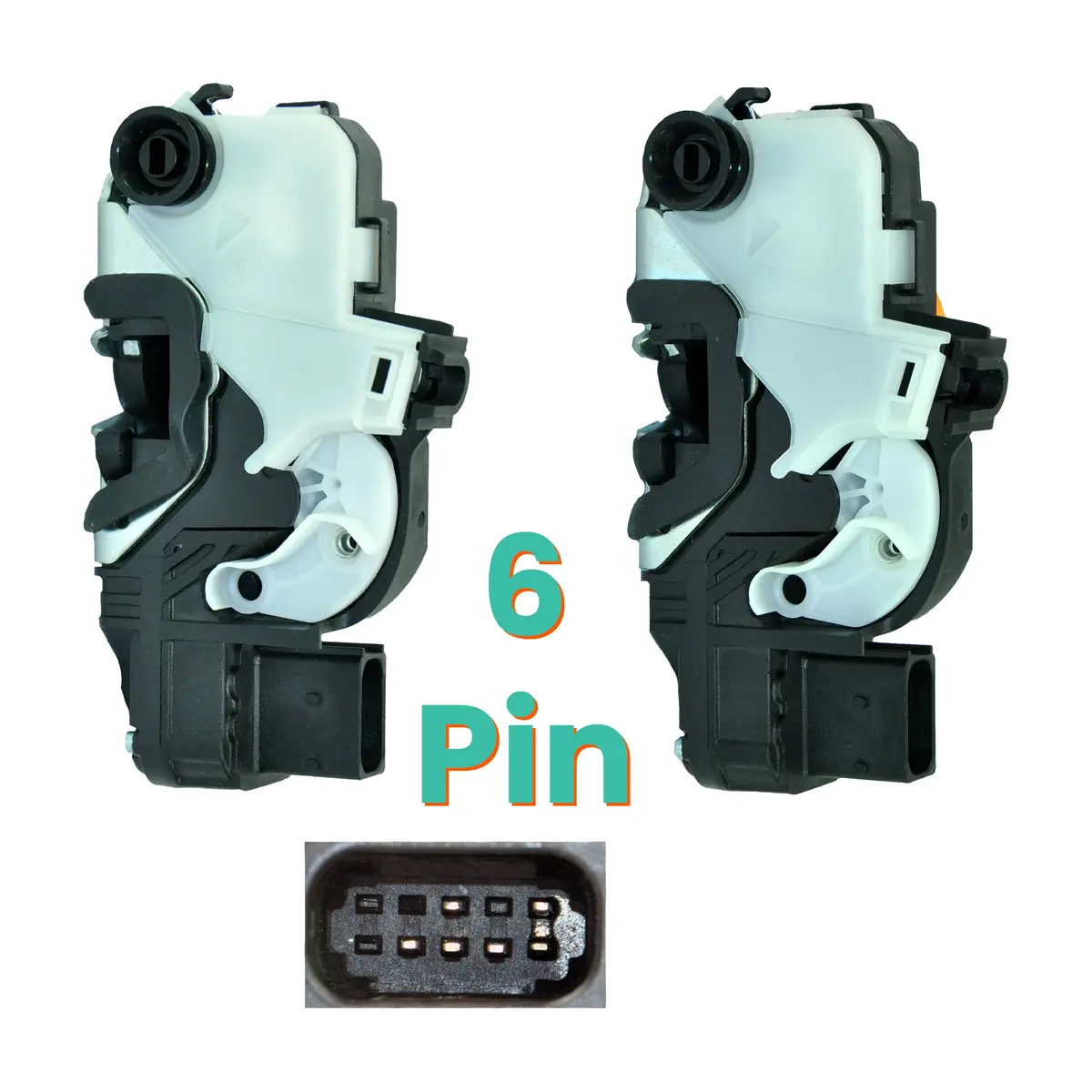 Rear Left & Right Pair Door Lock Mechanisms For Chevrolet, Opel, Vauxhall 1