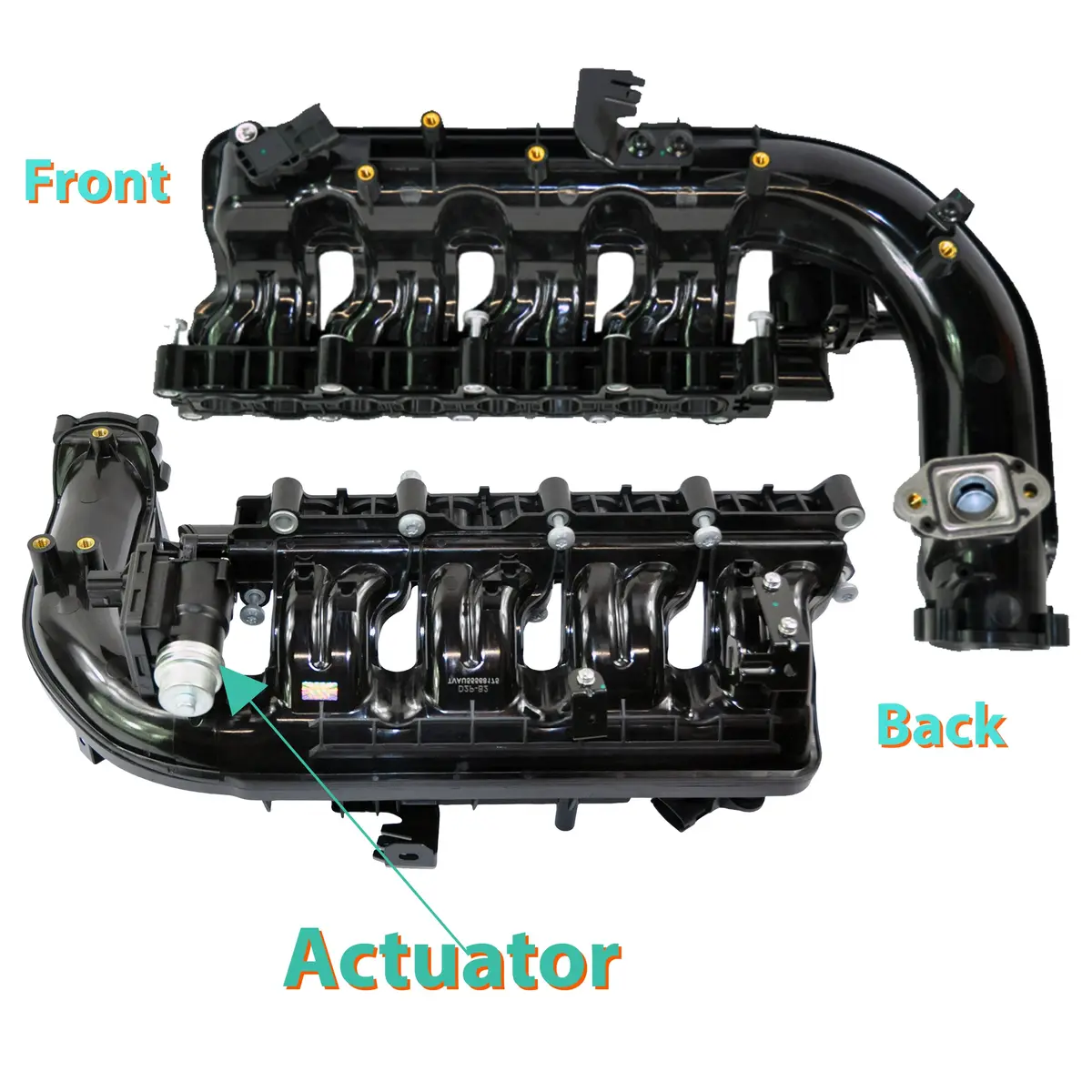 Intake Inlet Manifold With Actuator For Opel: Astra, Astra J 55568175 1