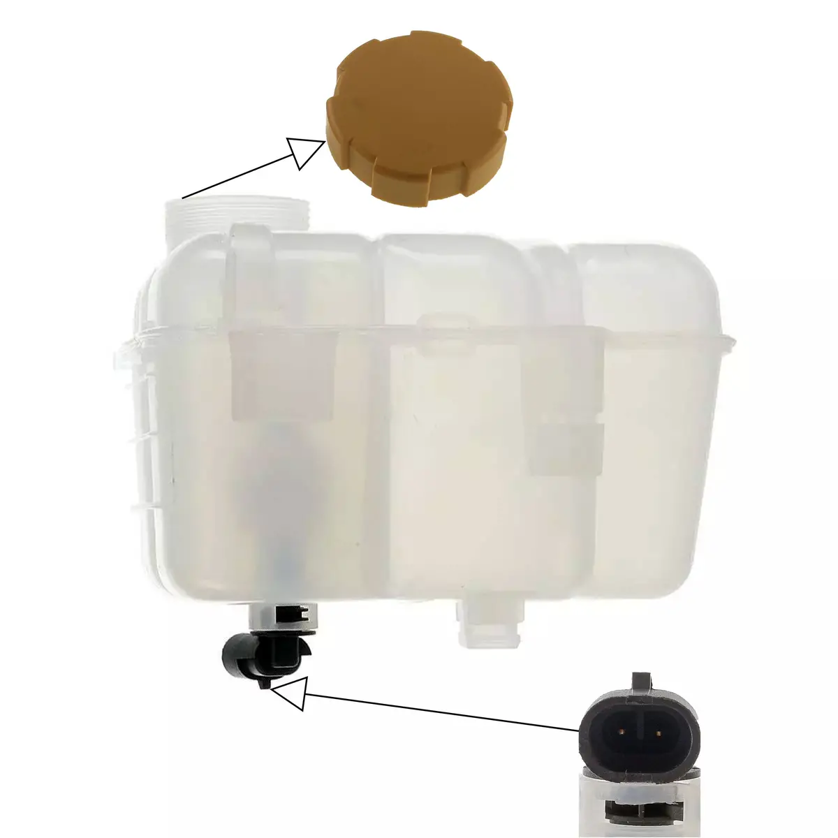 Radiator Coolant Expansion Tank For Opel-Vauxhall 093179469 1