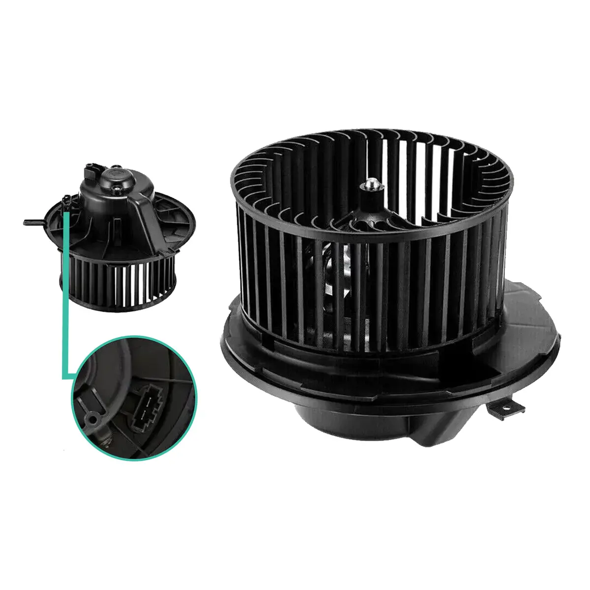 Heater Blower Motor Fan (Manual A/C) For Vw, Audi, Skoda, Seat - 1K2819015 1