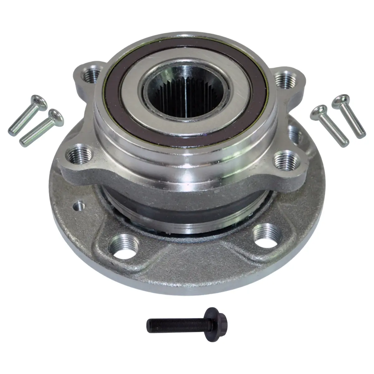 Front Wheel Hub Bearing Kit For Audi: A1, A3, Q3, Tt, Vw: Beetle, Caddy, Eos, Golf, Golf Plus, Jetta, Passat 1