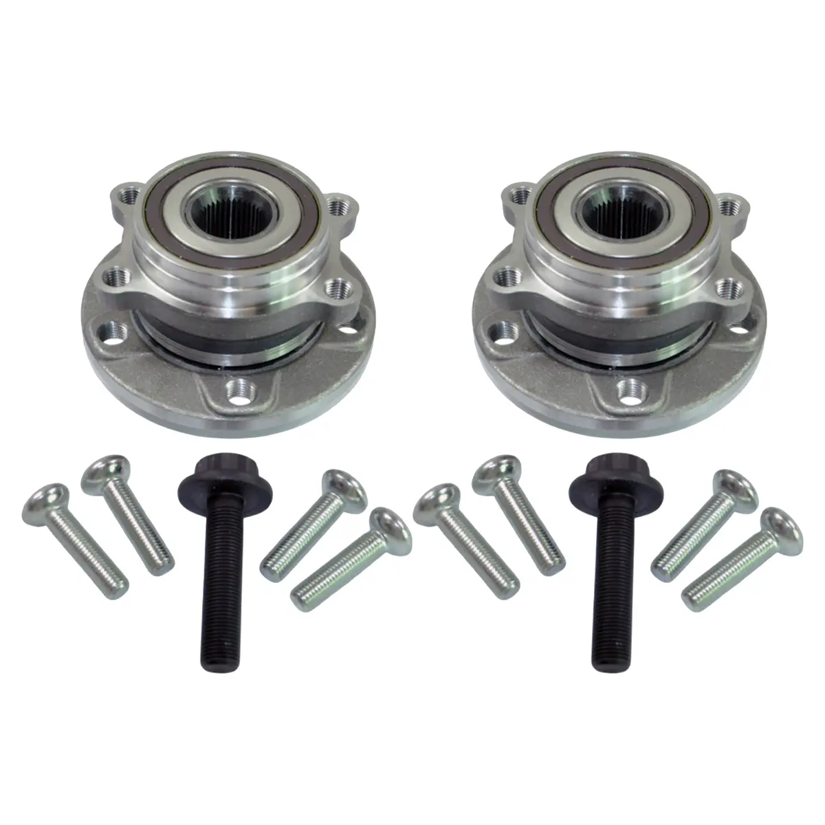 2X Front Wheel Hub Bearing Kit For Audi: A1, A3, Seat: Alhambra, Altea, Skoda: Octavia, Superb Vw: Beetle, Caddy 1