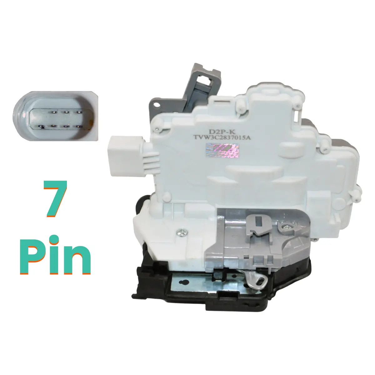 (7 Pin) Front Left Door Lock Actuator For Audi, Seat, Skoda, And Vw 3C2837015a 1