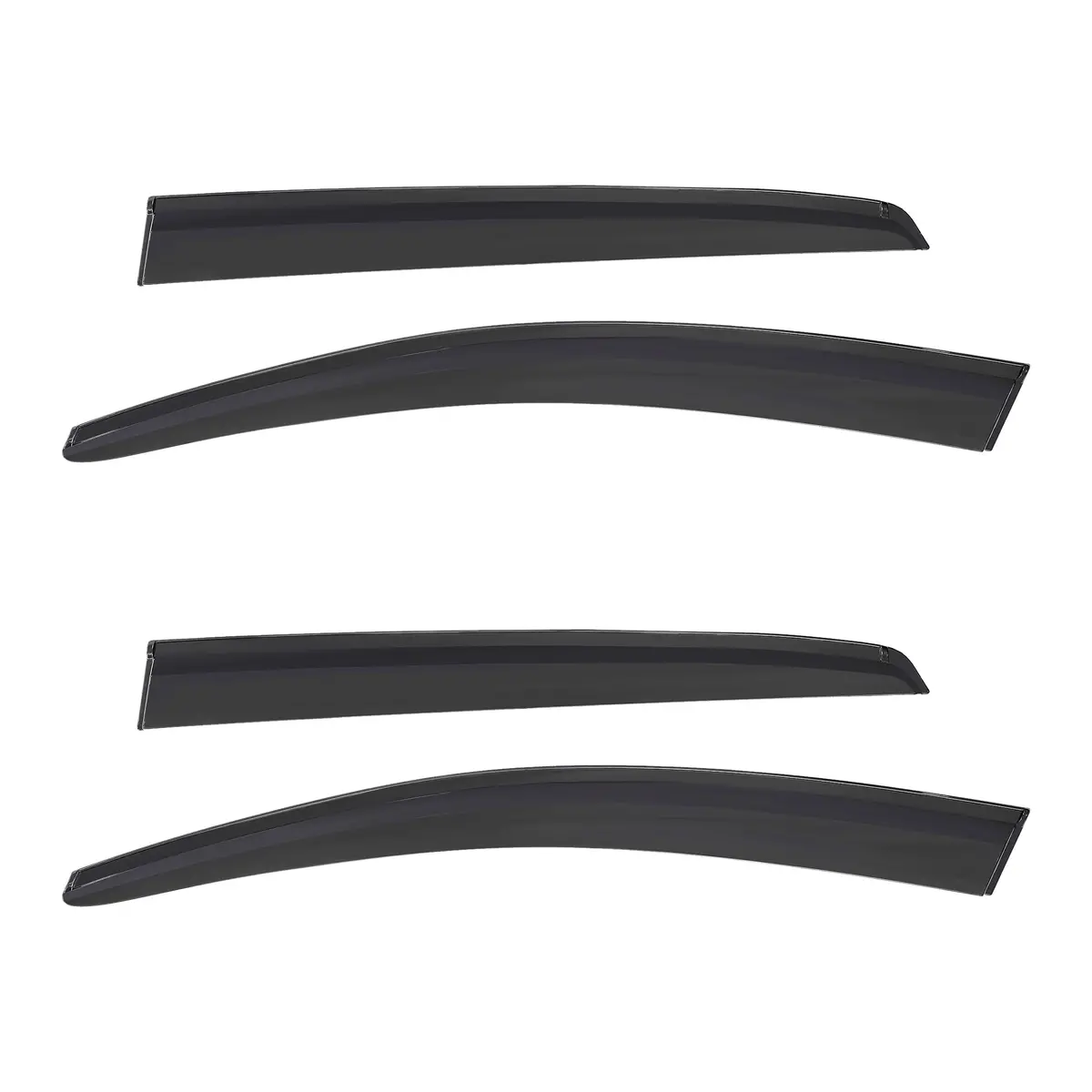 4Pcs Of Front & Rear Wind Deflectors For Vw: Golf, Golf All Track 2013-2019 Hb 5D 1
