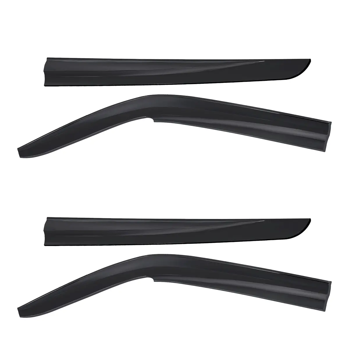 2Pcs Of Front Wind Deflectors For Vw: Caravelle, Multivan 1