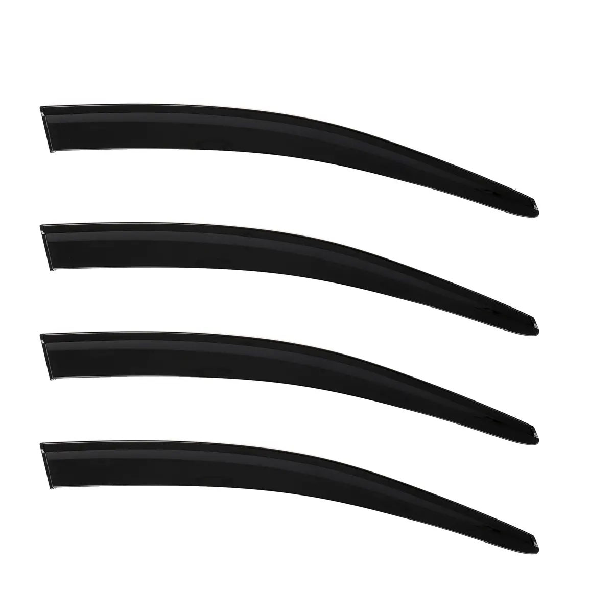 4Pcs Front And Rear Wind Deflectors For Vw: Passat 2010-2015 Sedan 1