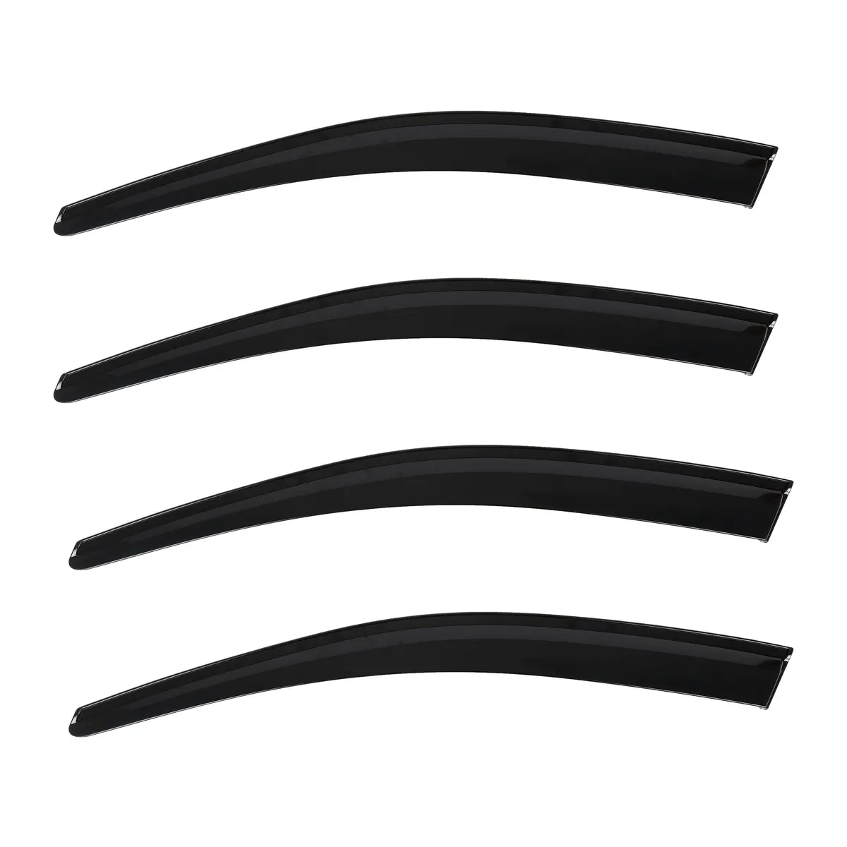 4Pcs Front And Rear Wind Deflectors For Vw: Passat 2015-2019 Sedan 1