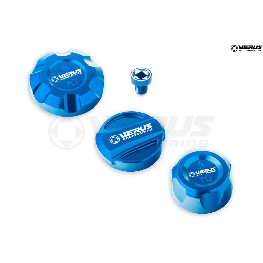 Verus Engineering Gr Supra Engine Bay Fluid Cap Kit 1