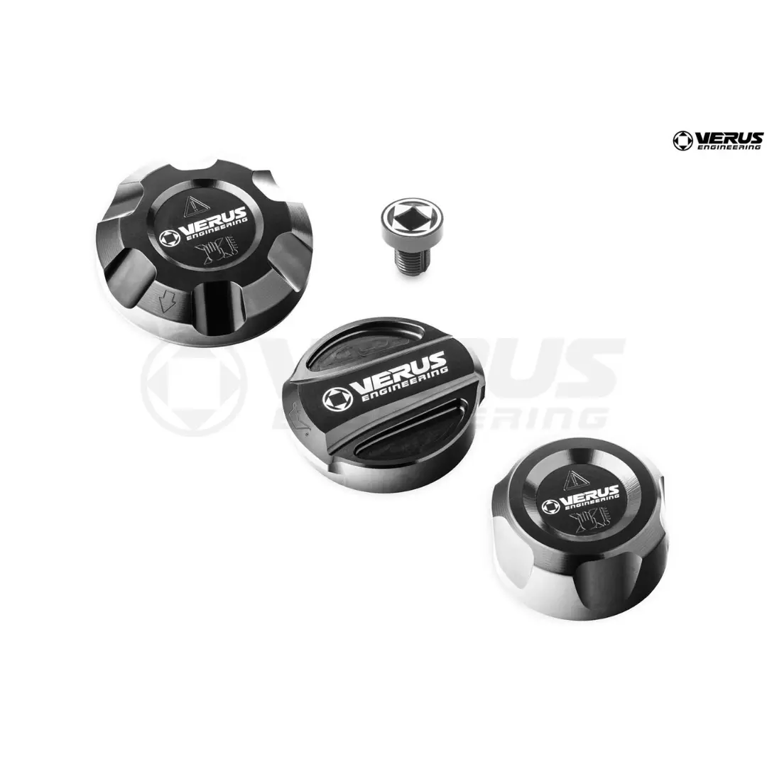Verus Engineering Gr Supra Engine Bay Fluid Cap Kit 2