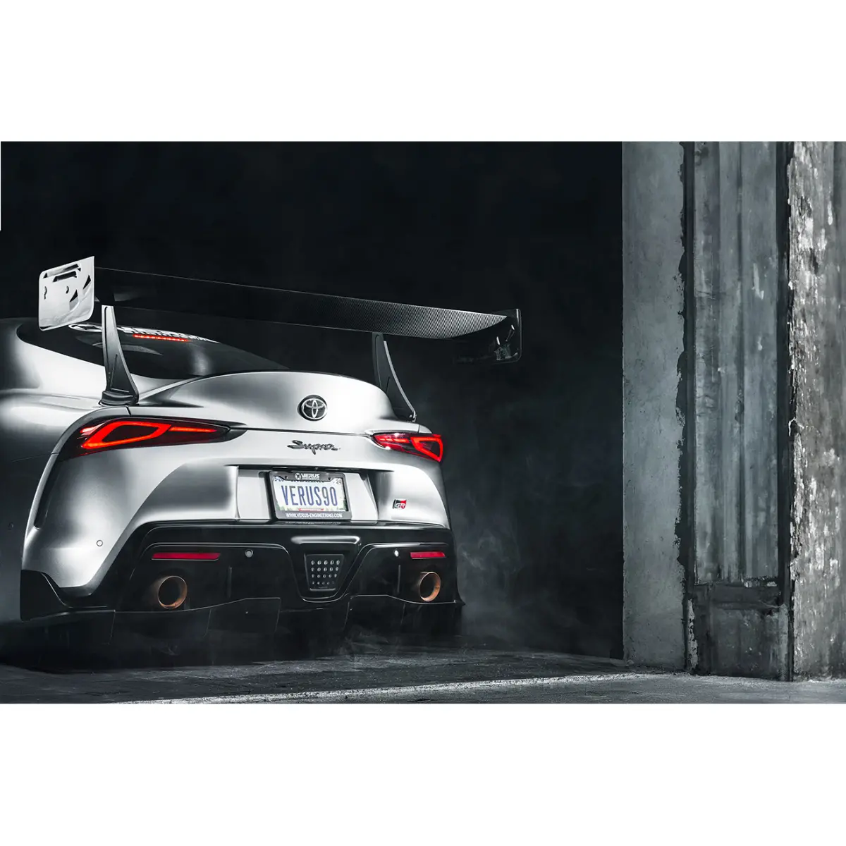 Verus Engineering Gr Supra V1x Swan Neck Rear Wing Kit 2