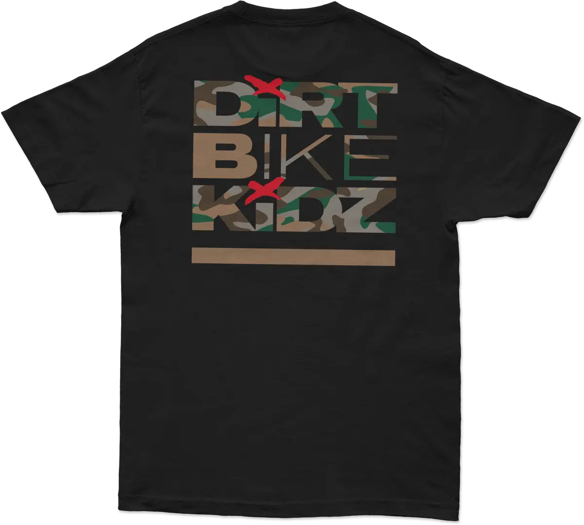 Camo Shovels Tee Black Sm 2