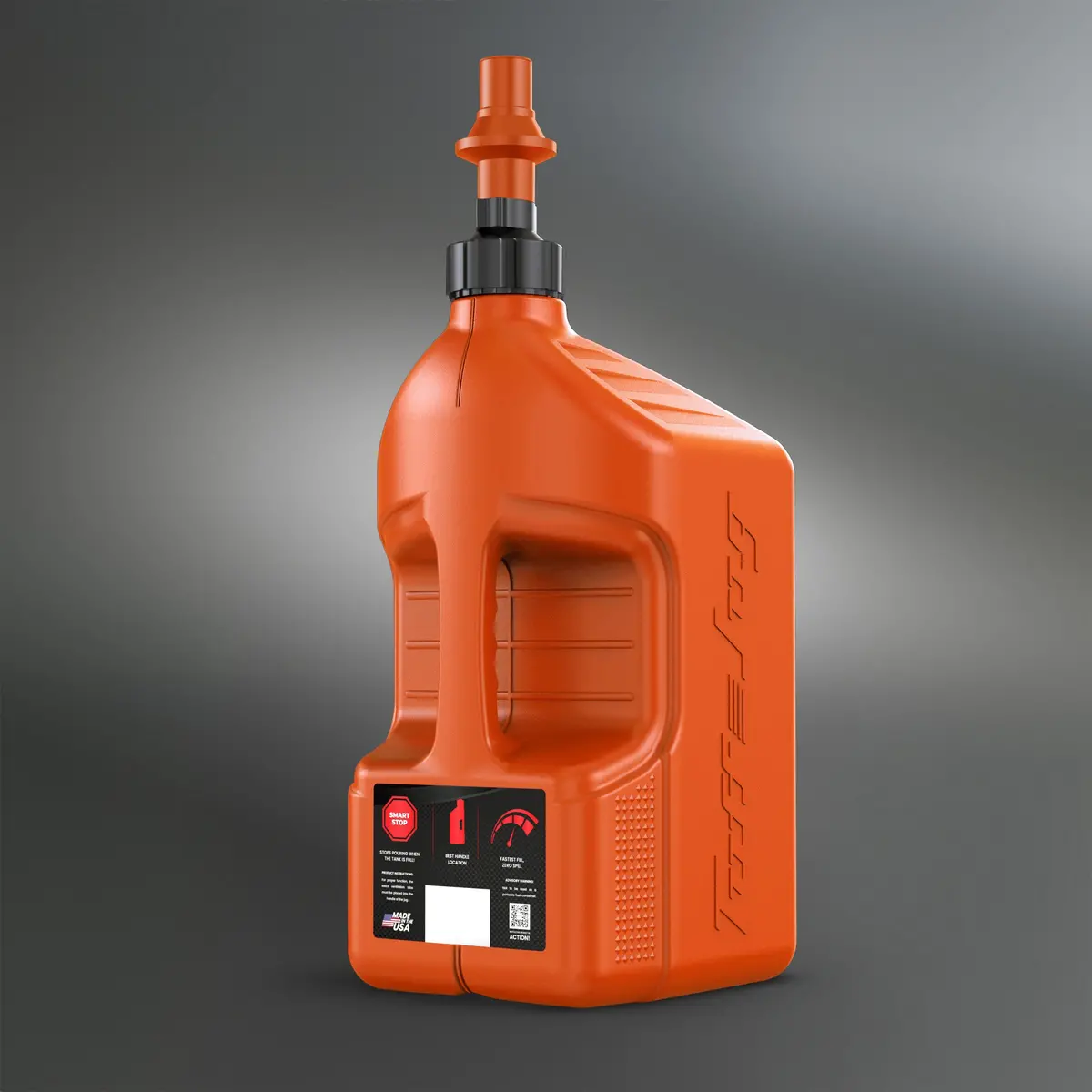 Utility Container Orange W/ Orange Cap 5 Gal 1