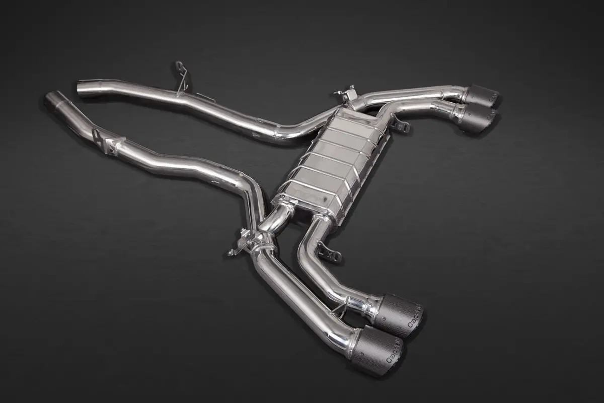 Capristo Valved Exhaust + Opf Spare + Mid-Pipes + Carbon Tips (Oe Actuators) - Bmw F97 X3m Competition 1
