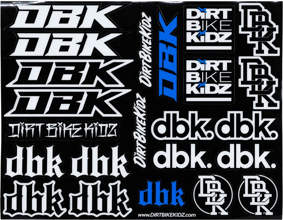 Moto Pack Sticker Sheet 8.5"X11" 1