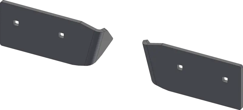 Kfi Wear Bar Center Kit V-Plow - 2 Pc. 1