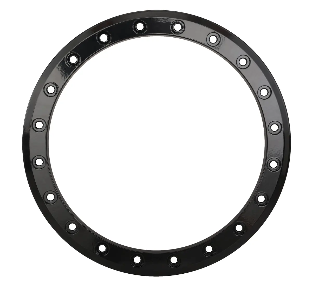 Sb8 Sb9 15" Beadlock Ring 10Mm 20 Hole Gloss Black 1
