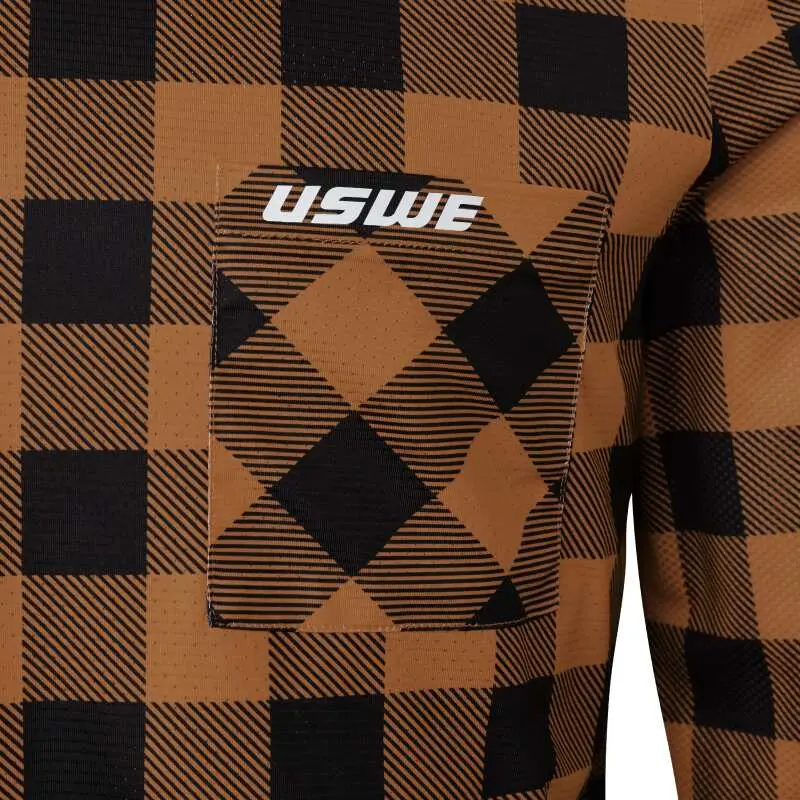 Uswe Flannel Long Sleeve Lightweight Off-Road Jersey 4