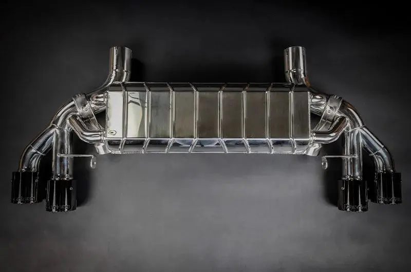 Capristo Valved Exhaust + Pre-Silencer Spare Pipes + Wicrom Tips (Ces3) - Bmw F90 M5 1