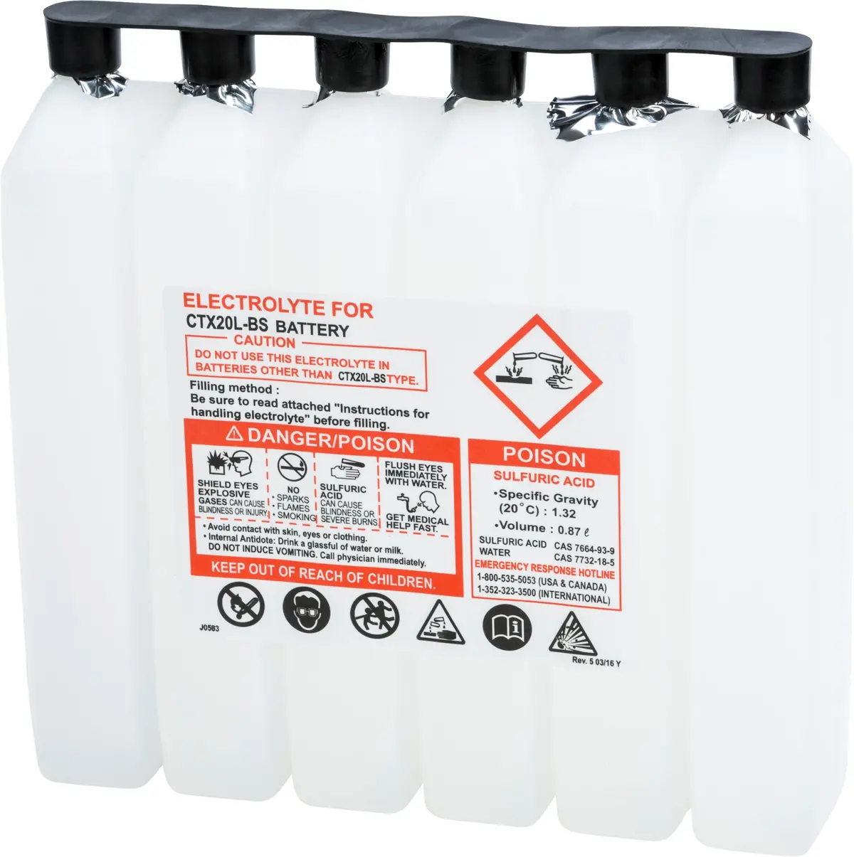 Sealed Battery Electrolyte Pack 1