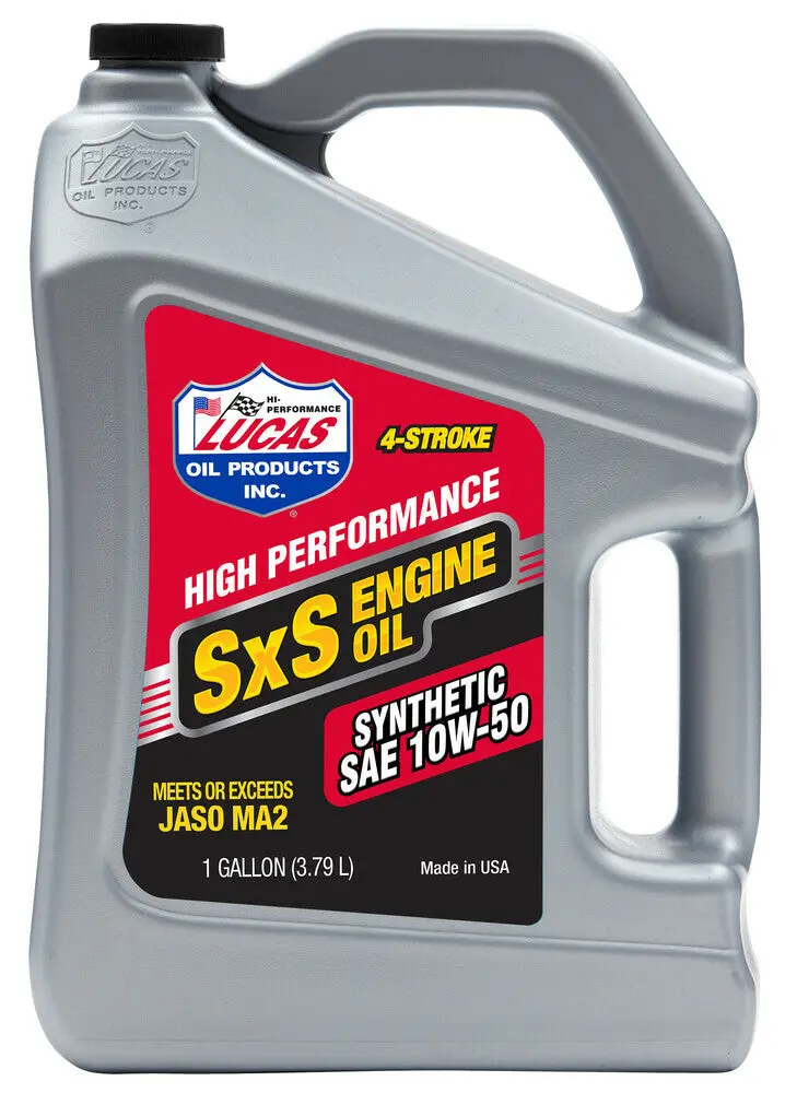 Sxs Synthetic Oil 10W50 4T 1 Gal (4/Case Sold Ea) 1