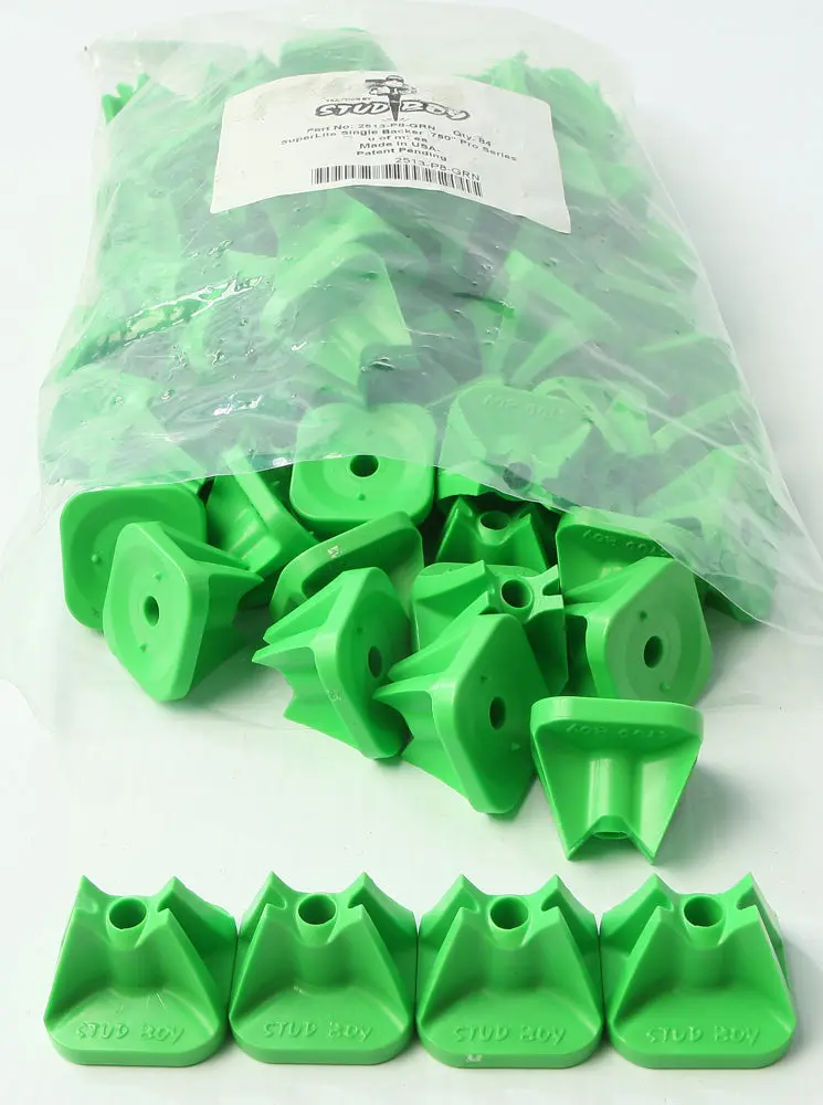 Super Lite Pro Series Single Backers .75" 84/Pk Green 1