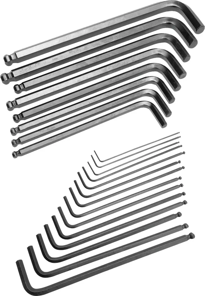 22 Pc Sae/Met Ball End Hex Set 1