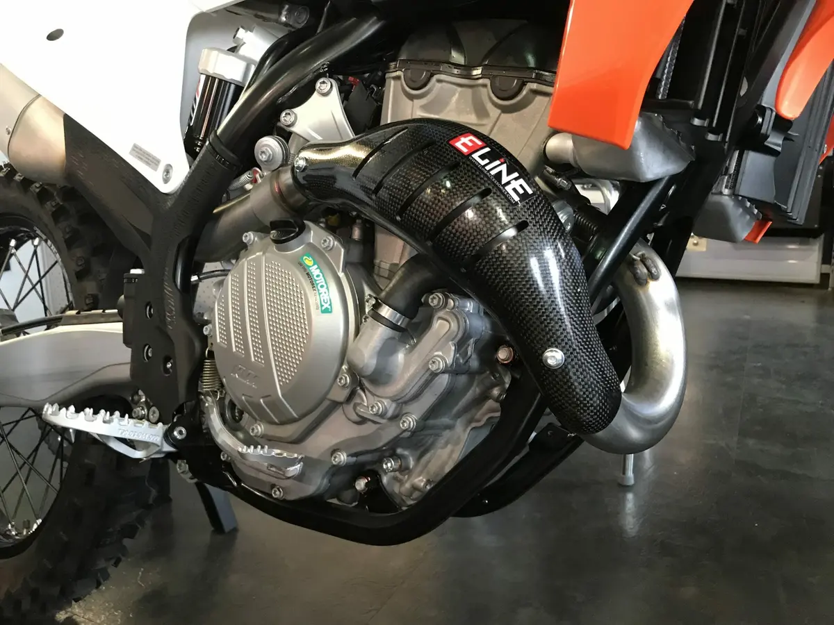 Stock Carbon Fiber Header Gas/Hus/Ktm 1