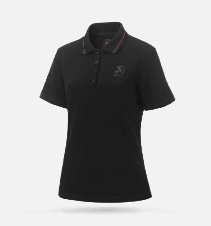 Akrapovic Corpo Polo Black Womens - S 1