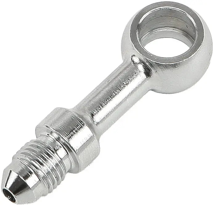 Straight Banjo Chrome 3/8" 1