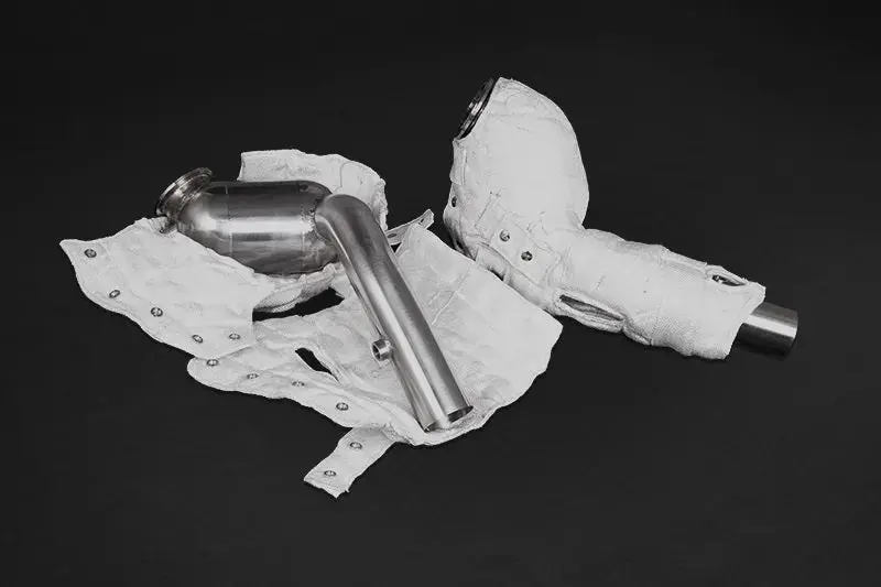 Capristo Sport Cat Downpipes + Heat Blankets - Ferrari Portofino 1