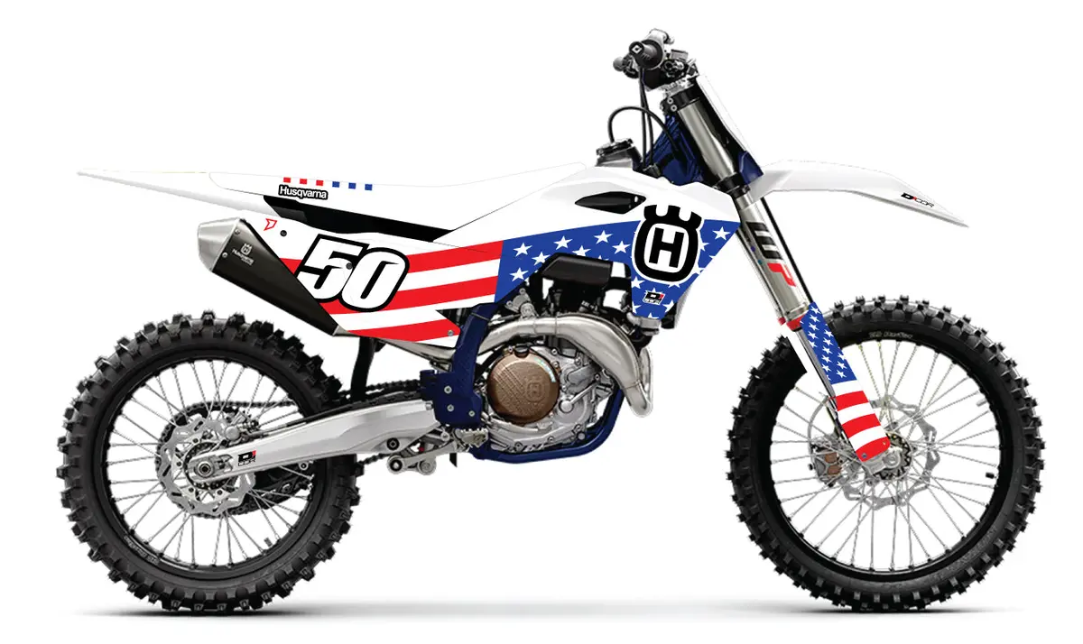 Comp Kit Usa 25 Husqvarna Tc/Fc 125 450 Wht Bg 1