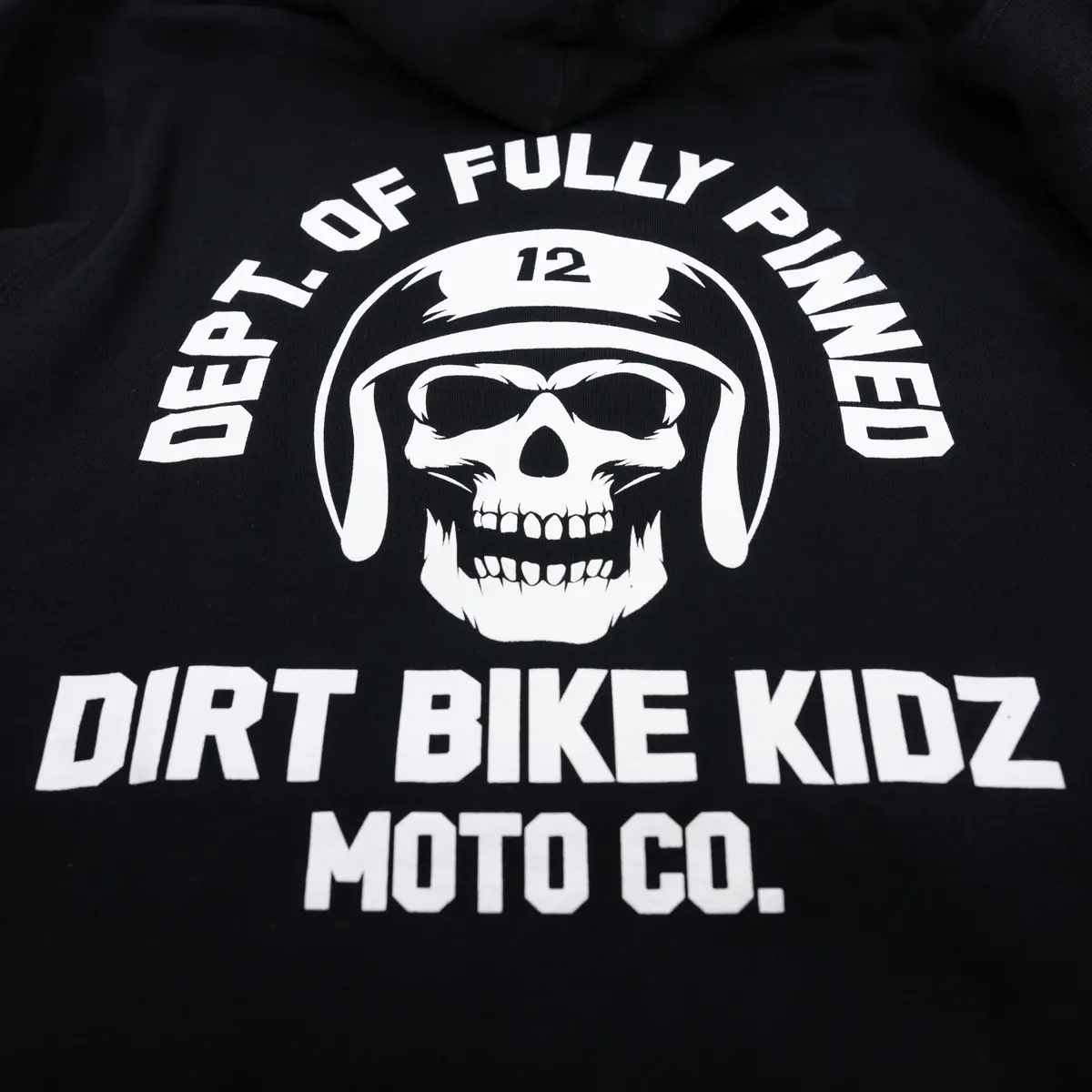 Fully Pinned Youth Hoodie Black Ym 2
