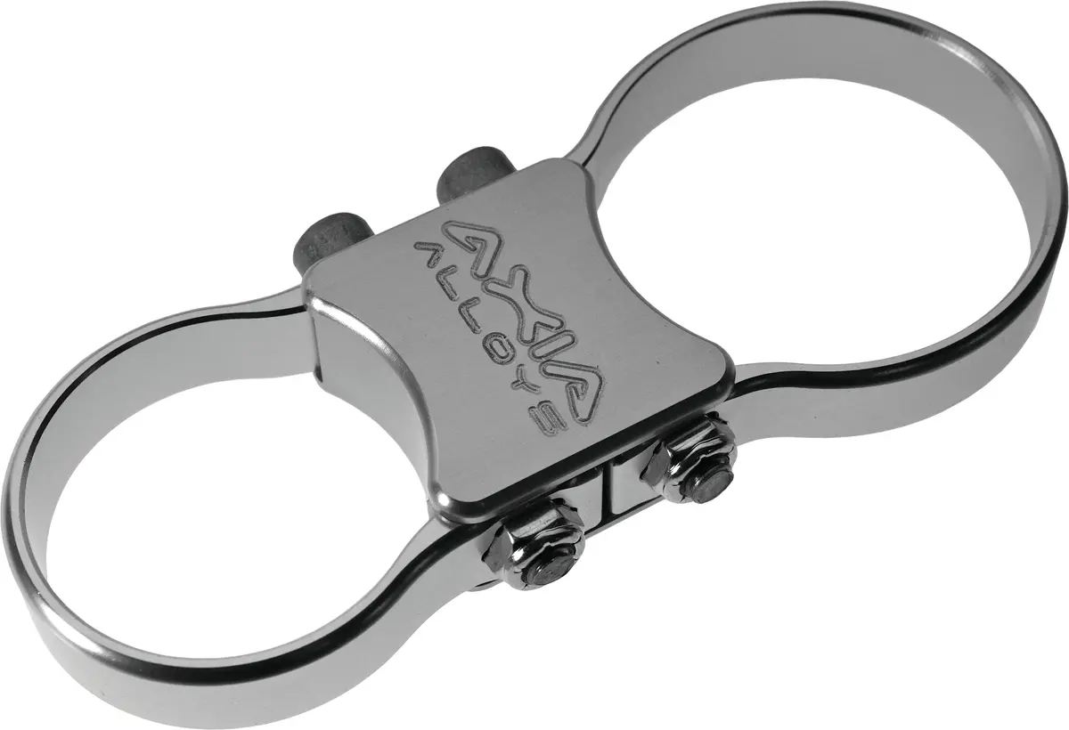 Shock Reservoir Mount Silver 2 Clamps Needed 1