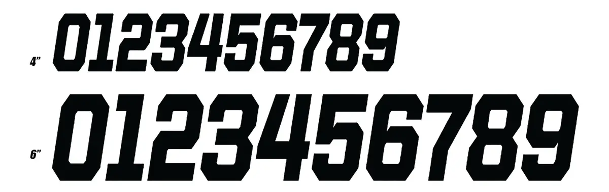 #9 Black 6 Race Series 3/Pk 1