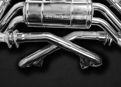 Capristo Valved Exhaust W Silencer Spare Pipes (Eu Spec) (Ces3) - Ferrari 512/ Testarossa 2