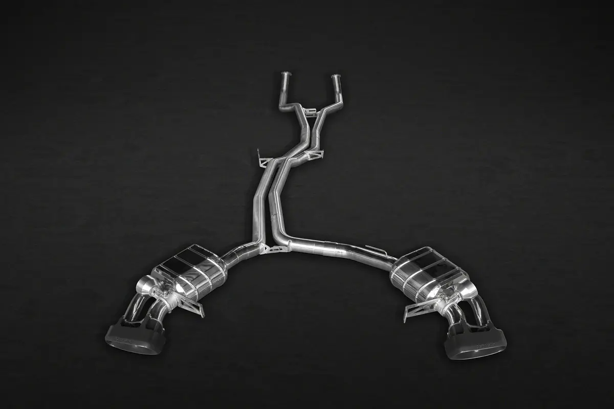 Capristo Valved Exhaust W Mid-Pipes + Ceramic Tips (Ces3) - Porsche 95B Macan S/ Turbo 1