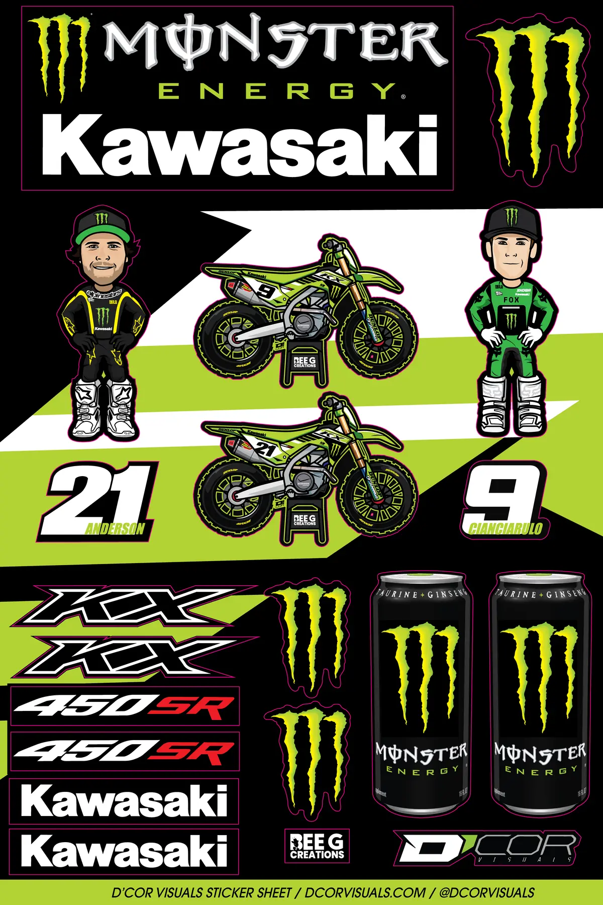 Decal Sheets Kawasaki 1