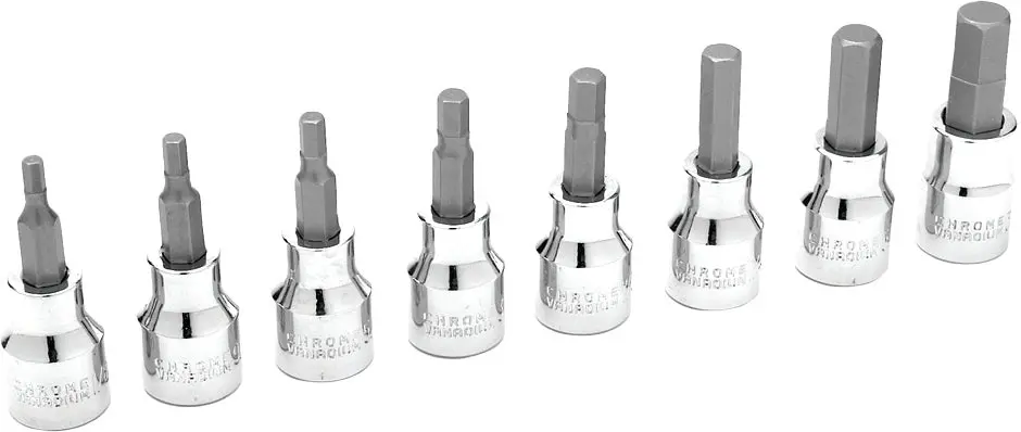 8 Pc 3/8" Sae Hex Bit Set 1