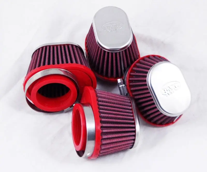 Bmc Conical Carburetor Filter W/Chrome Top - 50Mm Inlet / 80Mm H 1