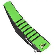 Seat Cover Black/Green Black Ribs Kx450 1