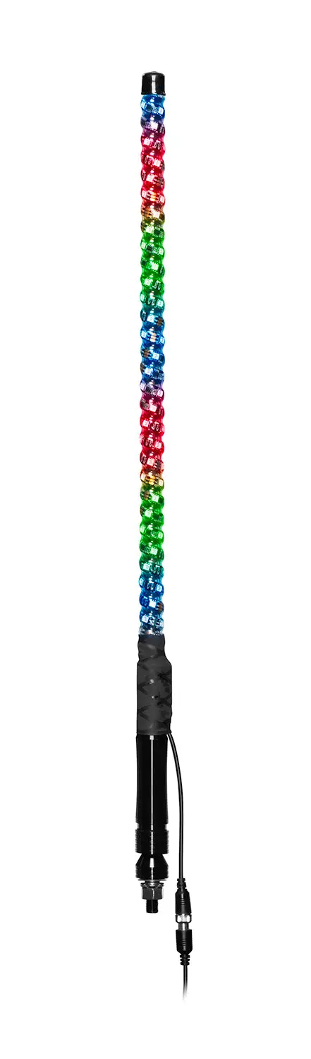 2' Rgb Led Whip W/ Bluetooth Controller 1
