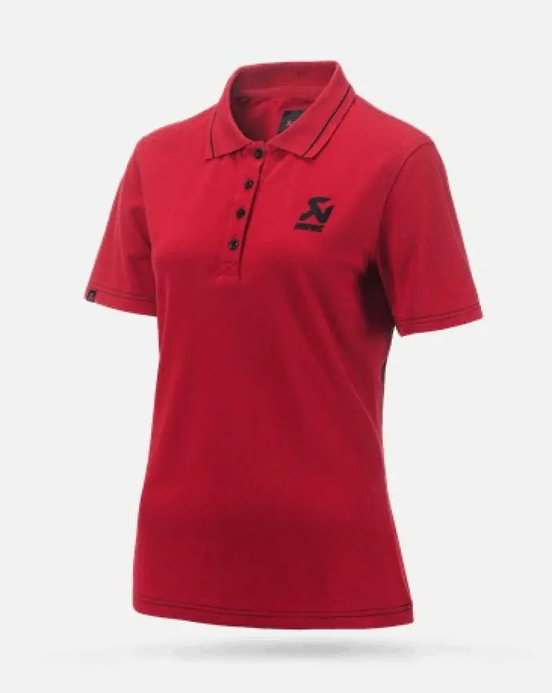 Akrapovic Womens Corpo Polo Red - Small 1