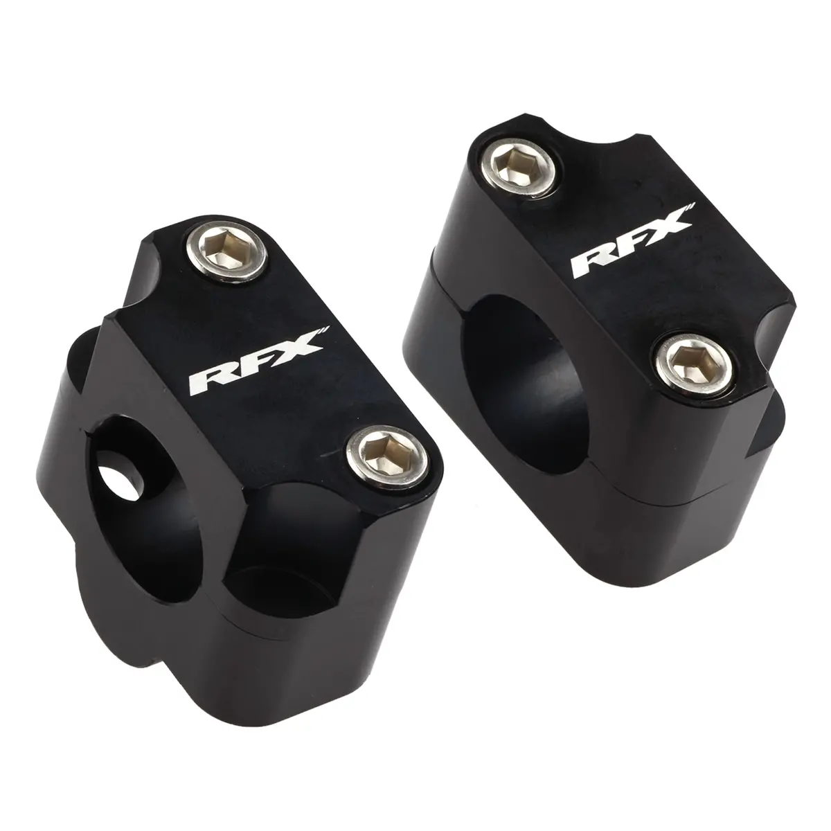 Handlebar Adaptor Kit Black Universal 7/8" To 1 1/8" 1