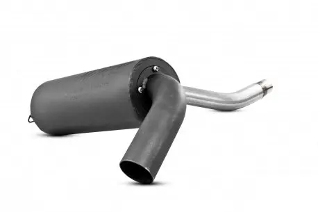 Single Slip On System W/ 4.25" Sport Muffler Blk 1