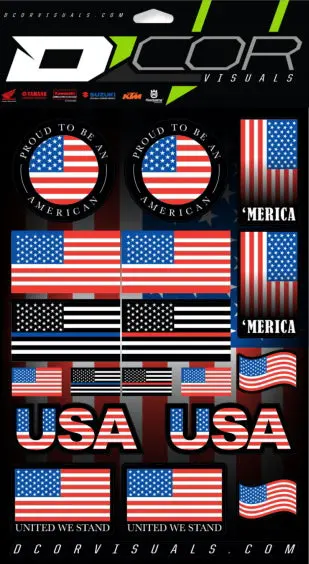 Usa Sticker Sheet 1