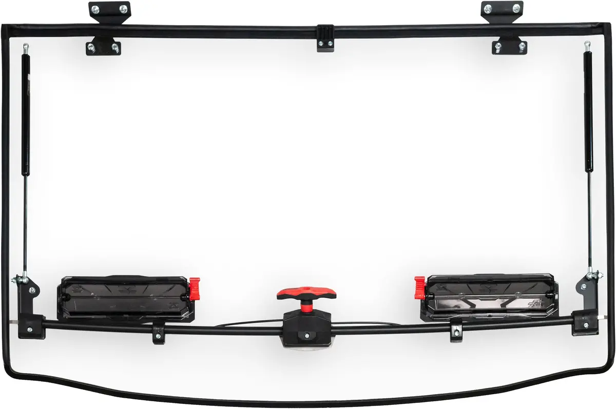 Flip Up Windshield Kit Pol Pro Fit 1
